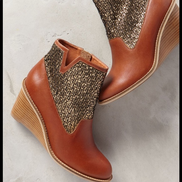 Anthropologie Shoes - Anthropologie Schuler & Sons wedge booties